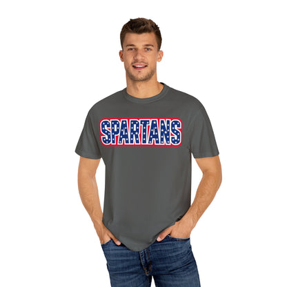 Spartans Patriotic Comfort Colors Tee
