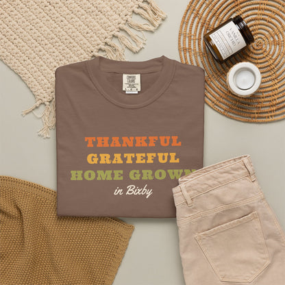 Thankful Grateful Home Grown Comfort Colors Tee