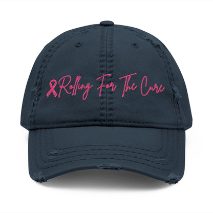 Where RV USA Breast Cancer Awareness Embroidered Distressed Ballcap