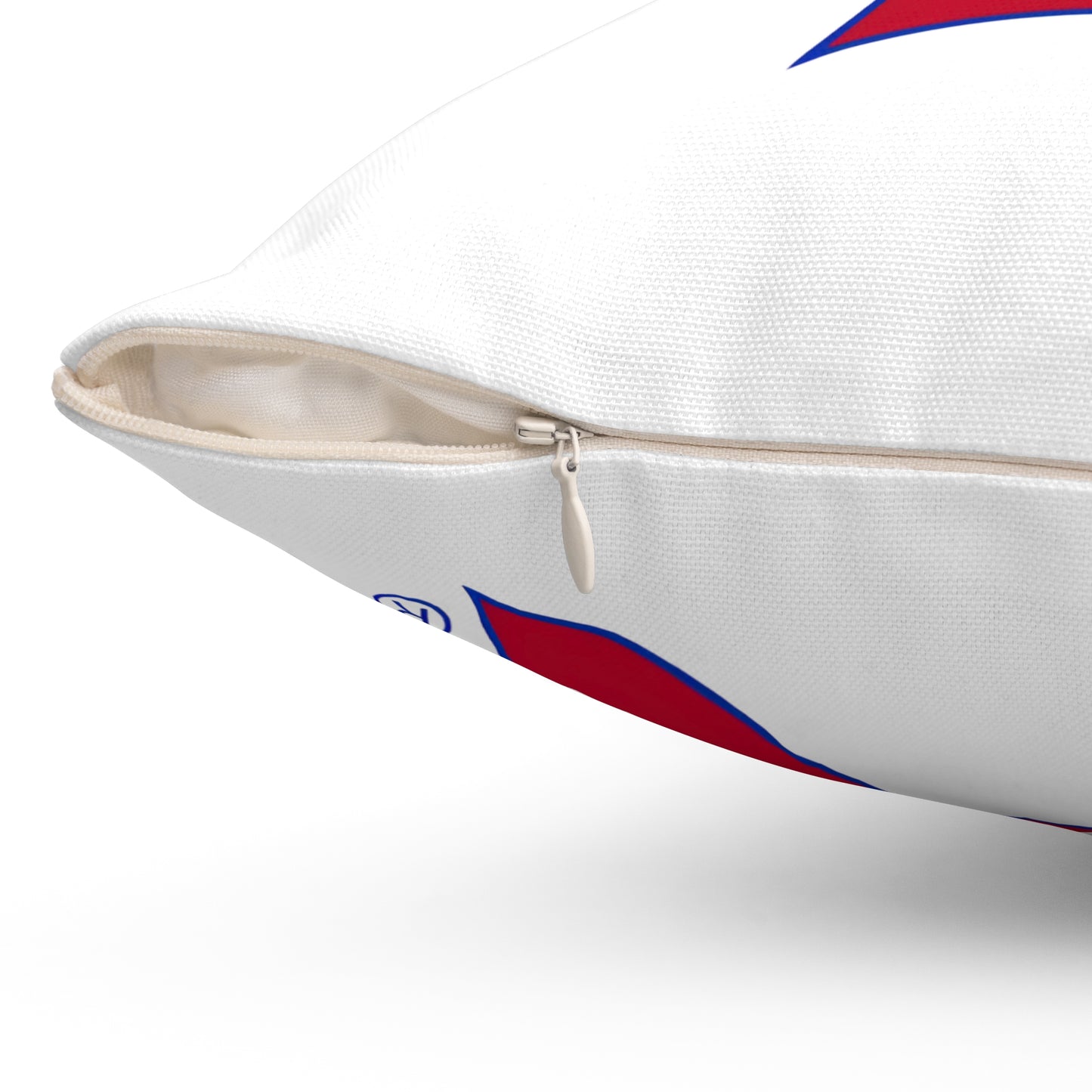 Bixby Spartans Red Logo Decorative Pillow