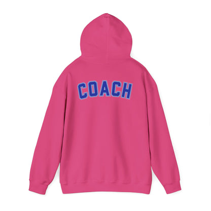 Bixby Spartans Basketball Gildan Hoodie with Back Coach Print