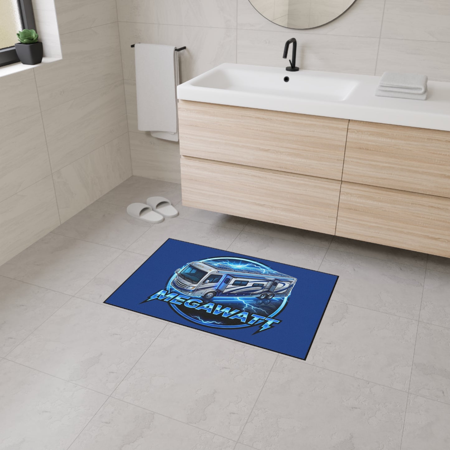 Megawatt RV Floor Mat — Heavy Duty Camping Doormat