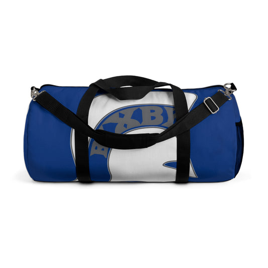 Spartan White Logo Athletic Duffel Bag