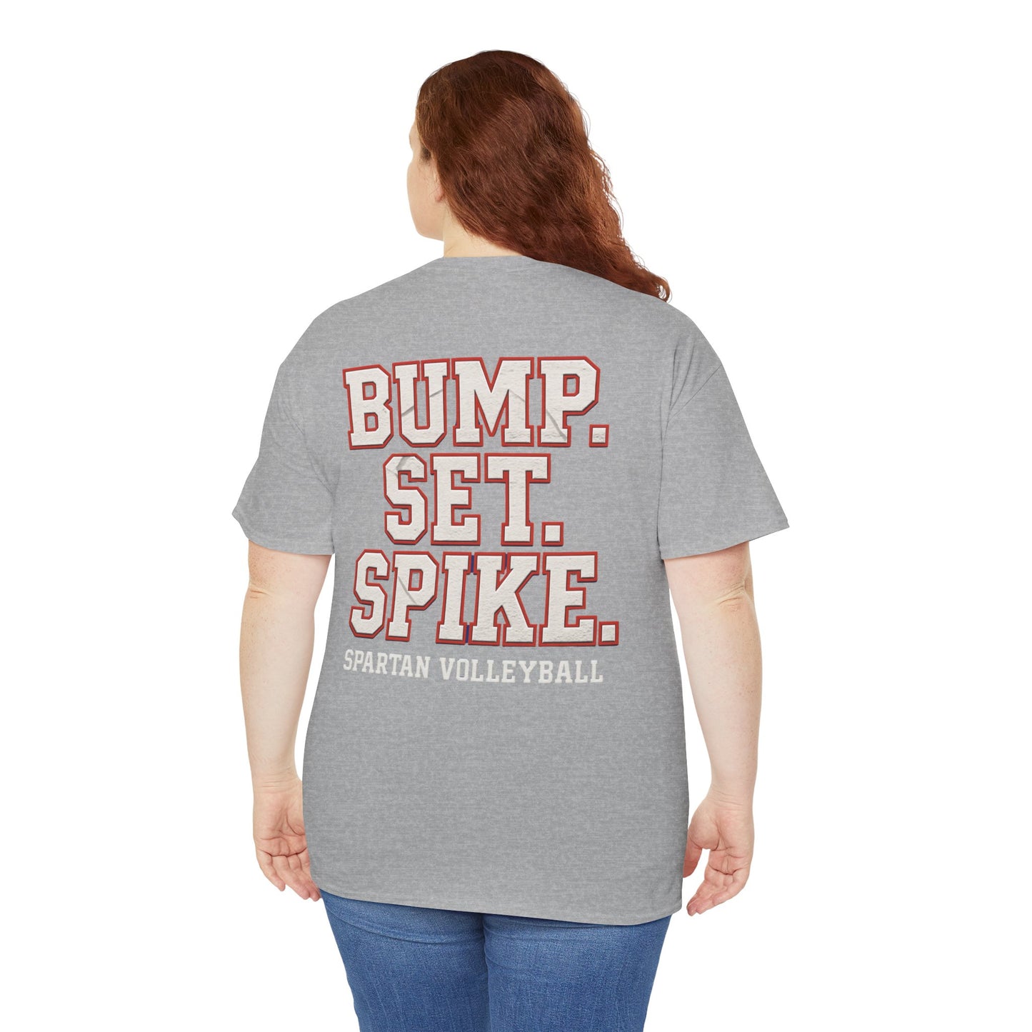Bump. Set. Spike. Spartan Volleyball Gildan Tee