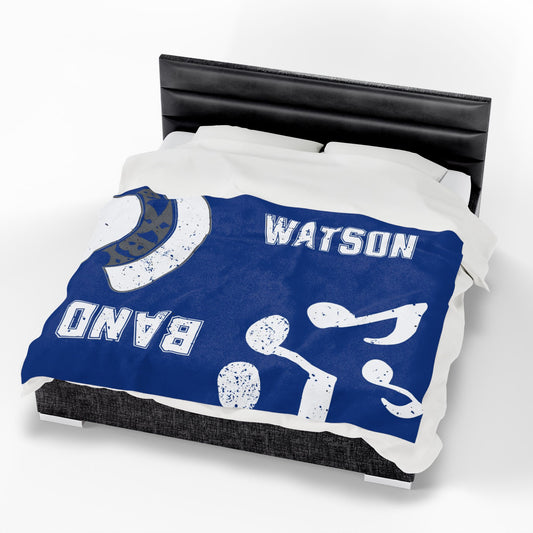 Pride of Bixby Band Velveteen Plush Blanket