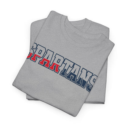 Spartans Athletic Letter Chest and Left Sleeve Gildan Tee