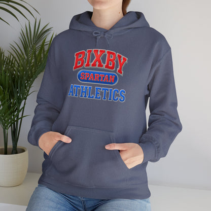 Bixby Spartan Athletics Metallic Gildan Hoodie
