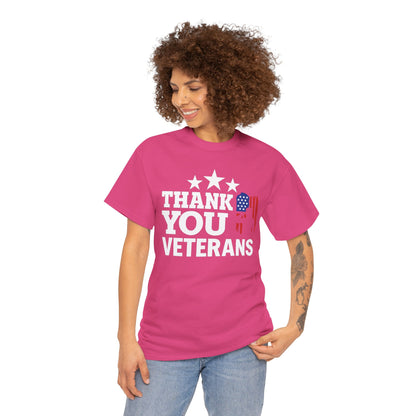 Thank You Veterans Military Appreciation Gildan Tee