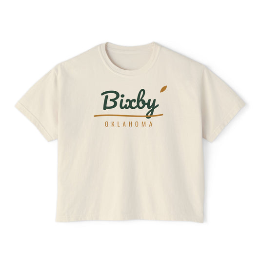 Bixby Oklahoma Script Boxy Tee