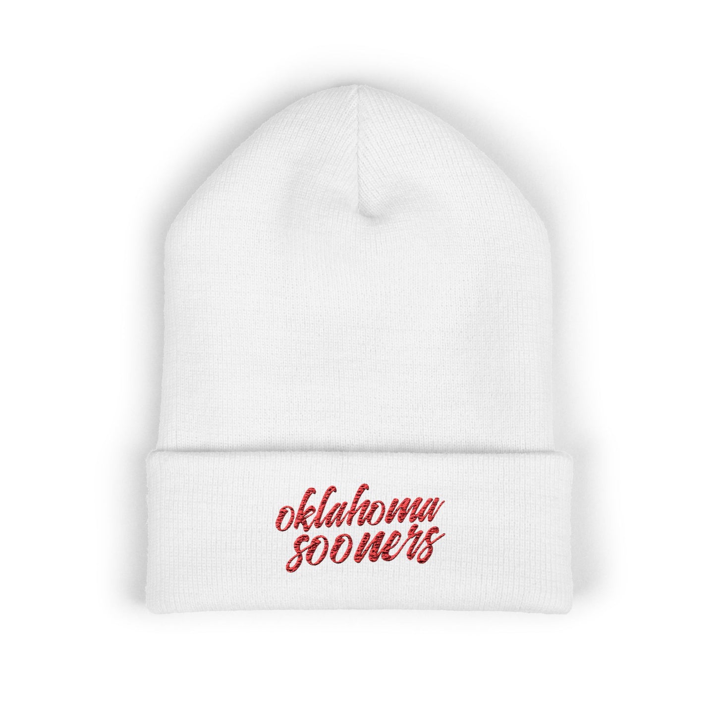 Sooners Crimson Font Beanie