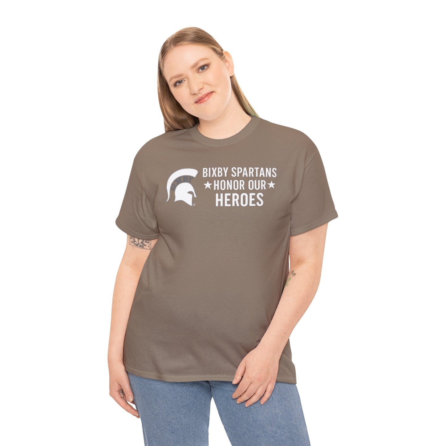 Spartans Honor Our Heroes Military Appreciation Gildan Tee