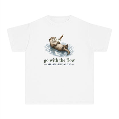 Go With the Flow Otter Youth Tee