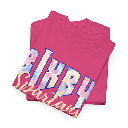 Bixby Spartans Retro Pastel Floral Print School Spirit