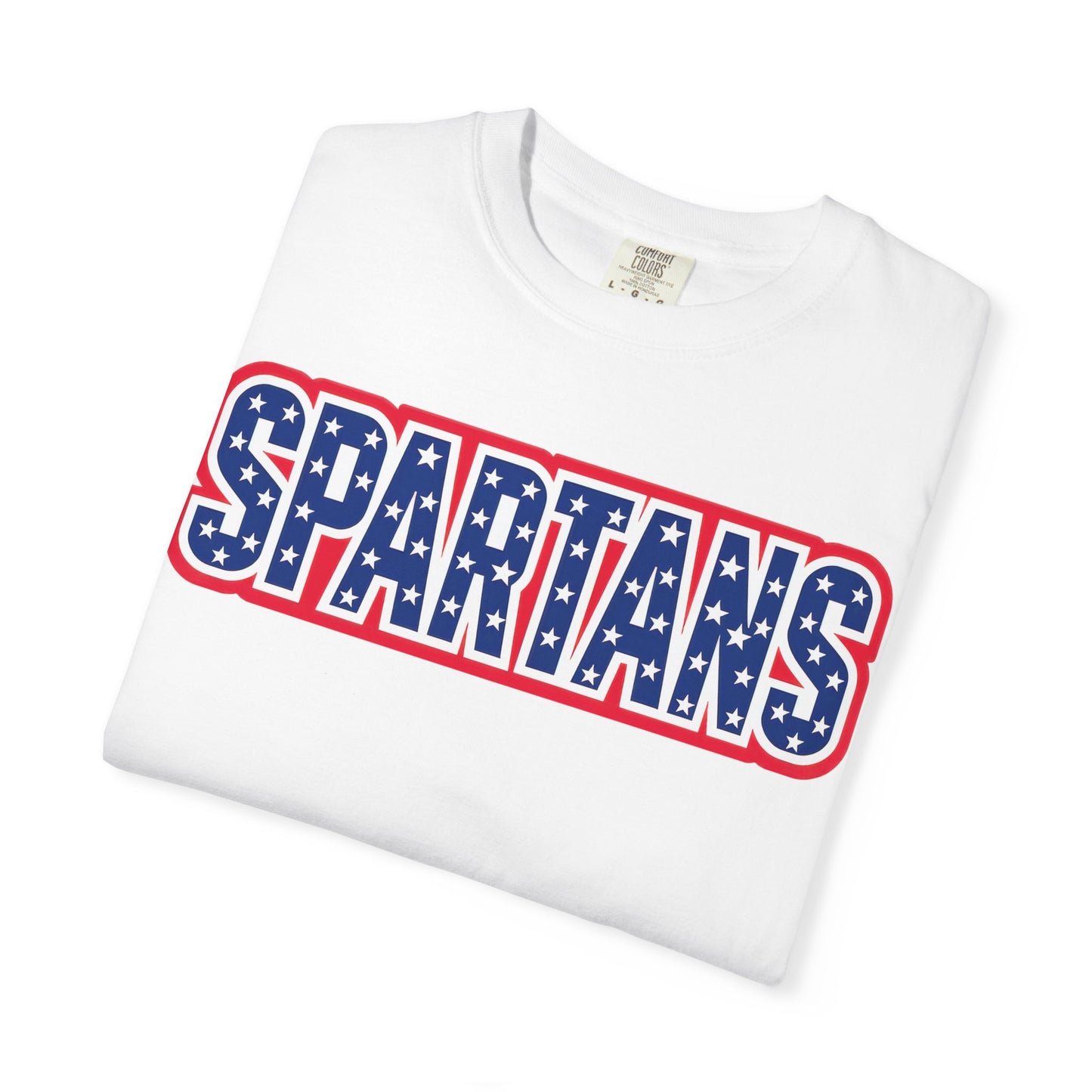 Spartans Patriotic Comfort Colors Tee