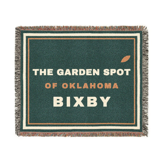 Garden Spot of Oklahoma Woven Throw Blanket