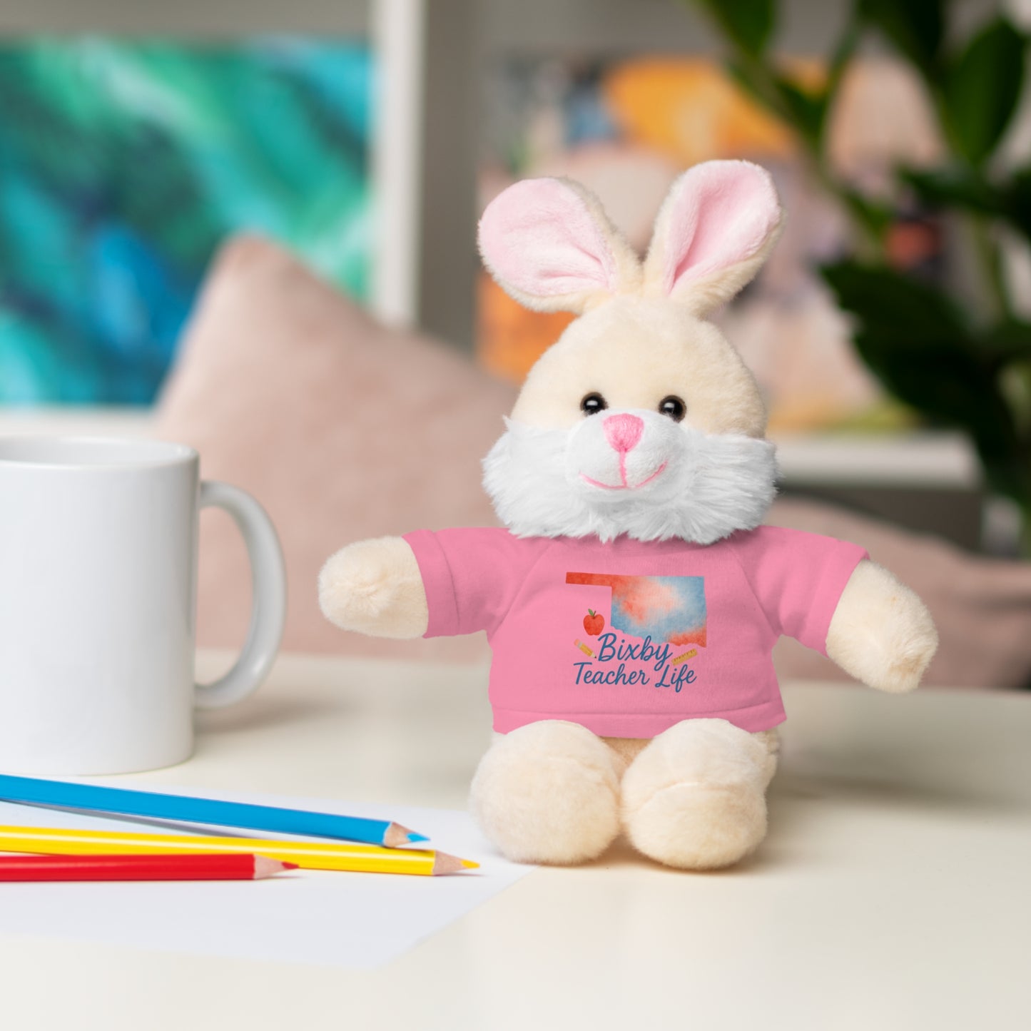 Bixby Oklahoma Teacher Life Stuffed Animal