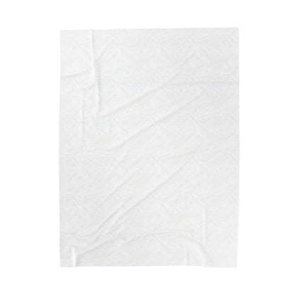 Bixby OK Blue Velveteen Plush Blanket
