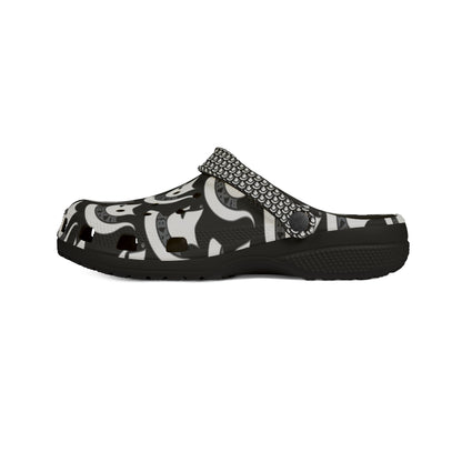 Spartan White Logo Crocs