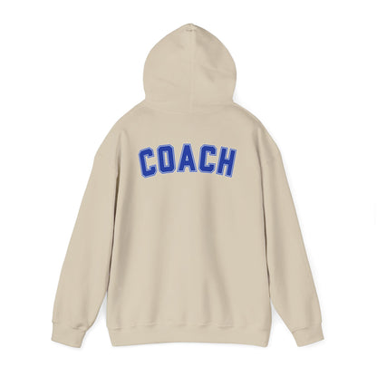 Bixby Spartans Basketball Gildan Hoodie with Back Coach Print