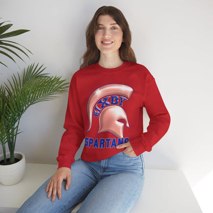 Bixby Spartan Metallic Rose Gold Gildan Sweatshirt