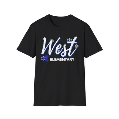 Bixby Spartan West Elementary Snow Day Softstyle Tee