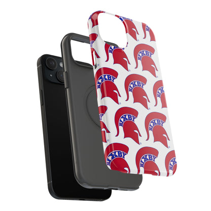 Bixby Spartan Red Logo Impact Resistant iPhone Case