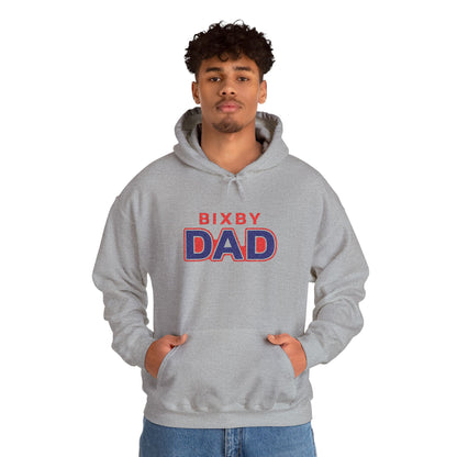 Bixby Dad Hoodie Embroidered Vintage Varsity Dad Sweatshirt, Father’s Day Gift