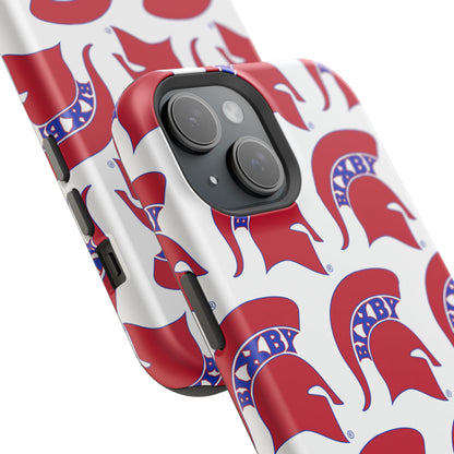 Bixby Spartan Red Logo Impact Resistant iPhone Case