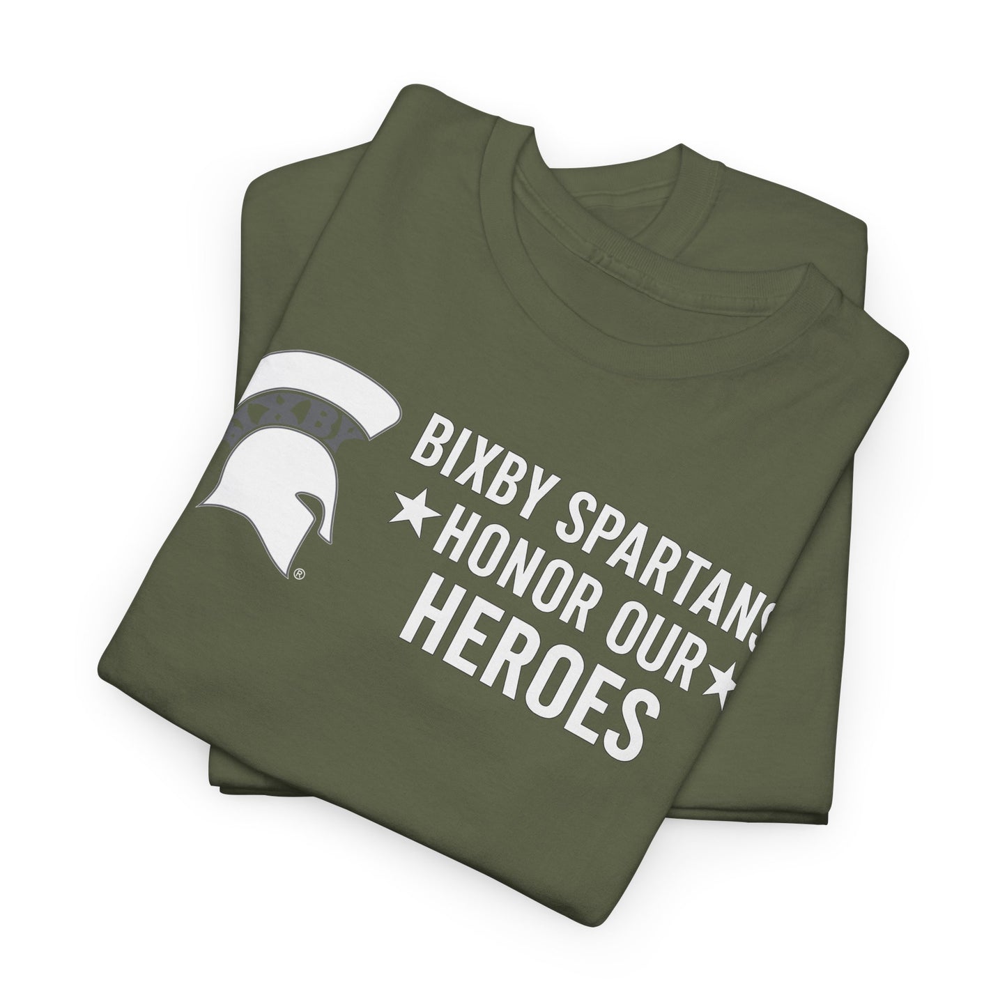 Spartans Honor Our Heroes Military Appreciation Gildan Tee