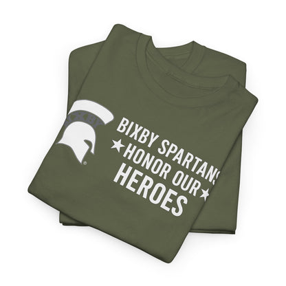 Spartans Honor Our Heroes Military Appreciation Gildan Tee