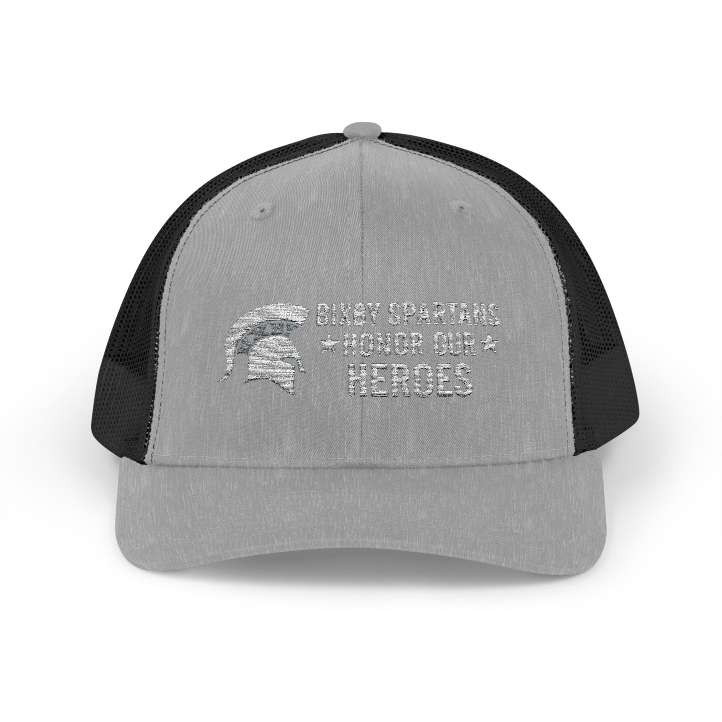 Spartans Honor Our Heroes Embroidered Trucker Snapback