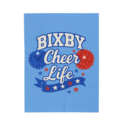 Bixby Cheer Life Velveteen Plush Blanket