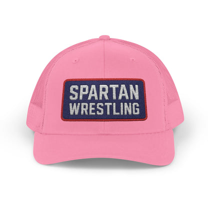 Spartan Wrestling Embroidered Trucker Hat