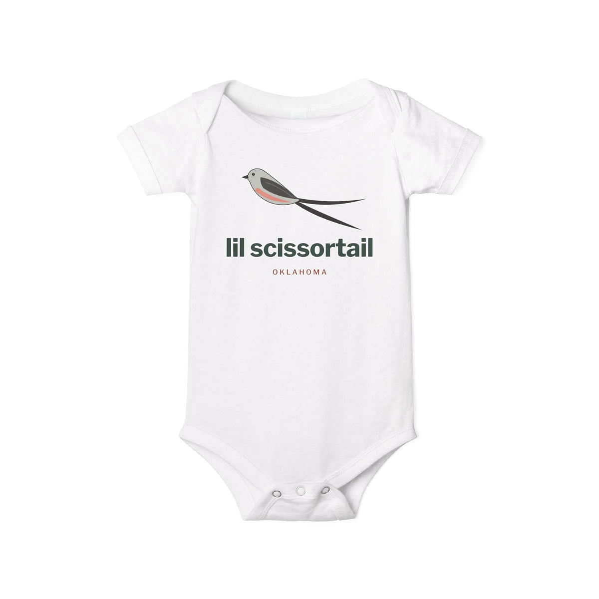 lil scissortail Oklahoma Baby Bodysuit