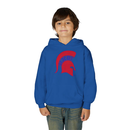 Spartan Red Logo Youth Gildan Hoodie