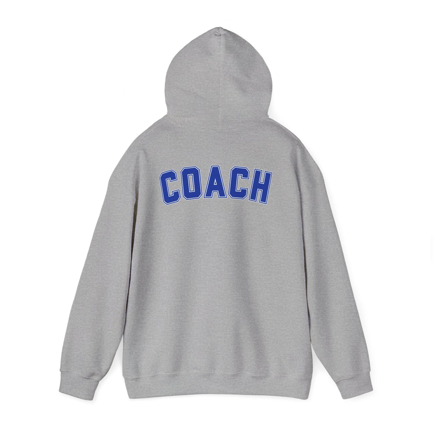 Bixby Spartans Basketball Gildan Hoodie with Back Coach Print