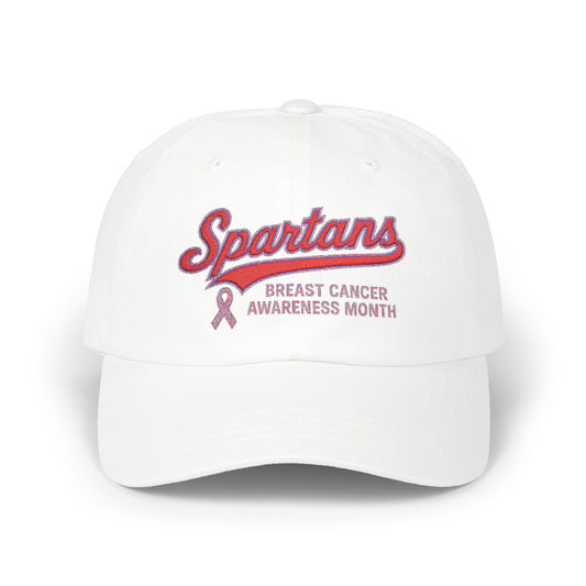 Spartan Breast Cancer Awareness Embroidered Classic Ballcap