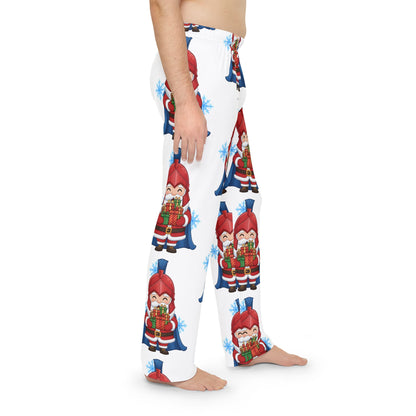 Spartan Santa White Men's Pajama Bottoms