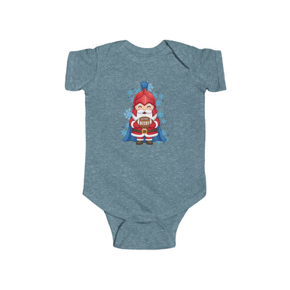 Spartan Football Santa Infant Rabbit Skins Onesie