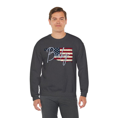 Oklahoma Flag 'Bixby' Gildan Sweatshirt – Retro American State Pride