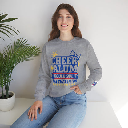 Cheer Alumni With Sleeve Print Gildan Sweatshirt