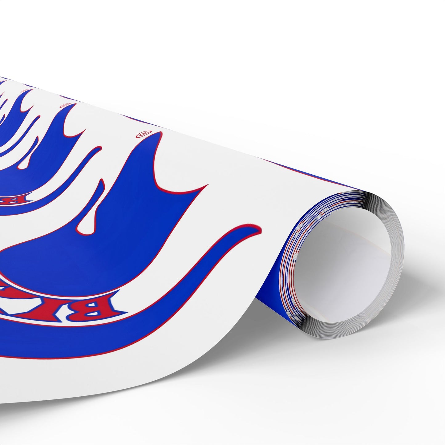 Bixby Spartan Blue Logo Wrapping Paper