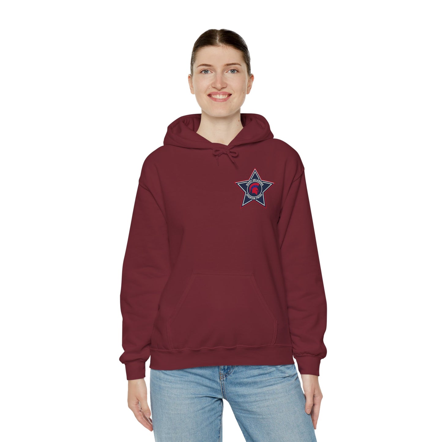 Spartan Pride Star Logo Gildan Hoodie