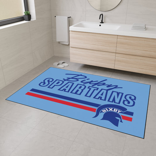Bixby Spartans Heavy Duty Rubber Backed Floor Mat
