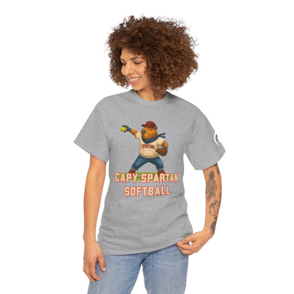 Capy Spartan Softball Gildan Tee