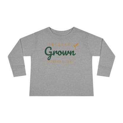 Freshly Grown in Bixby Toddler Long Sleeve Tee
