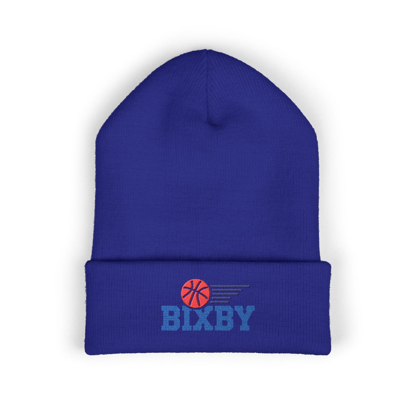 Bixby Spartan Basketball Embroidered Beanie