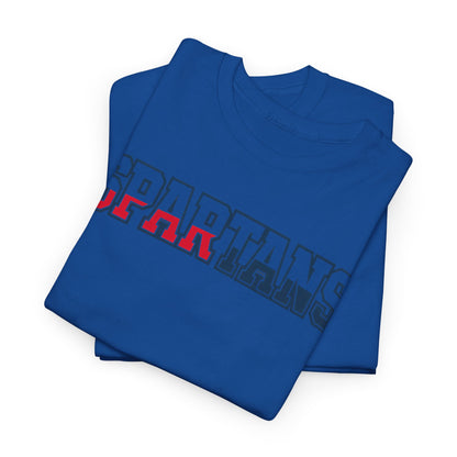 Spartans Athletic Letter Chest and Left Sleeve Gildan Tee
