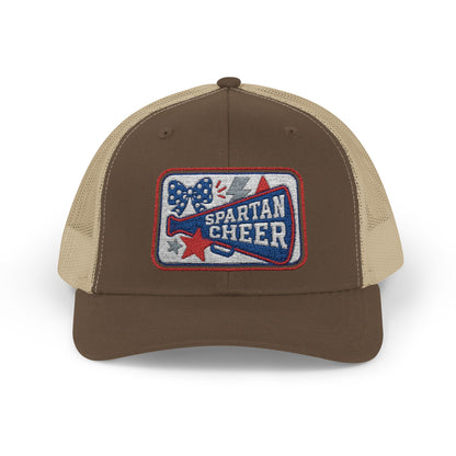 Spartan Cheer Embroidered Trucker Snapback