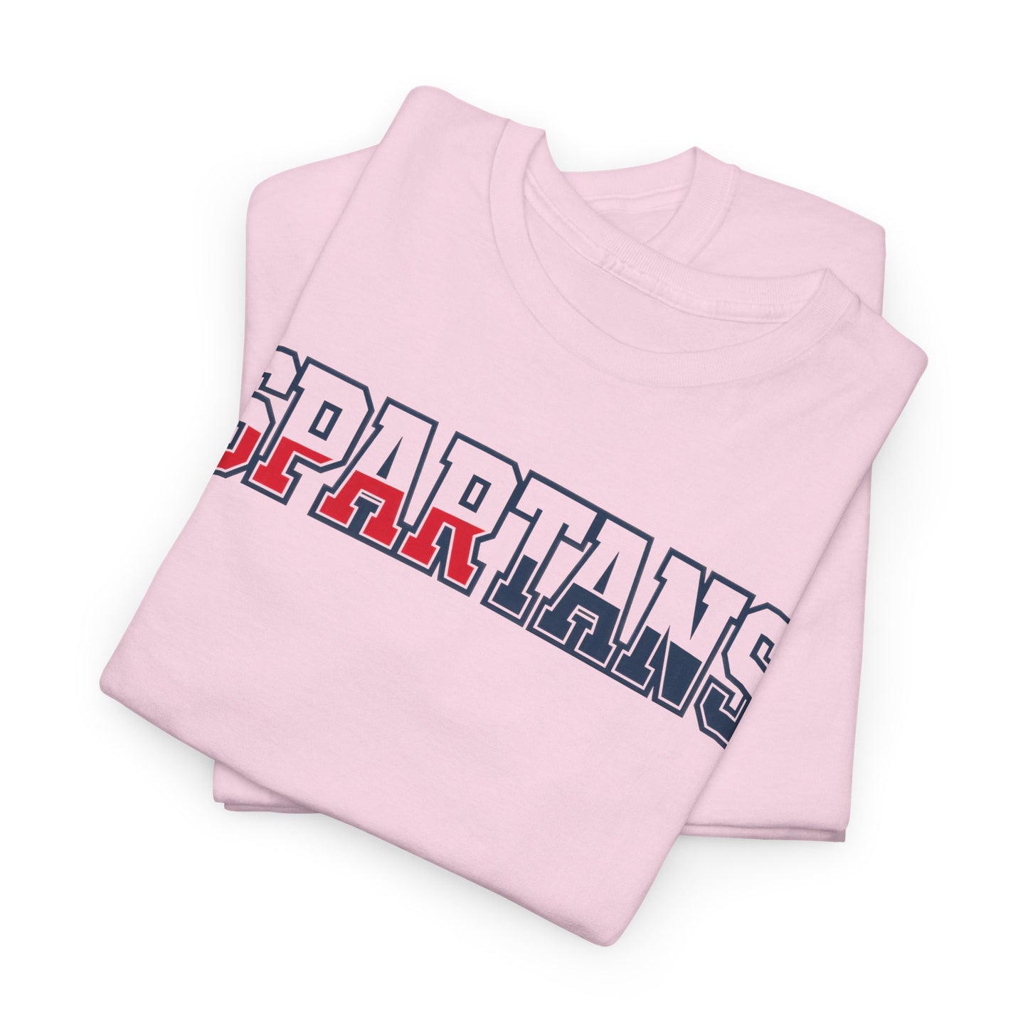 Spartans Athletic Letter Chest and Left Sleeve Gildan Tee